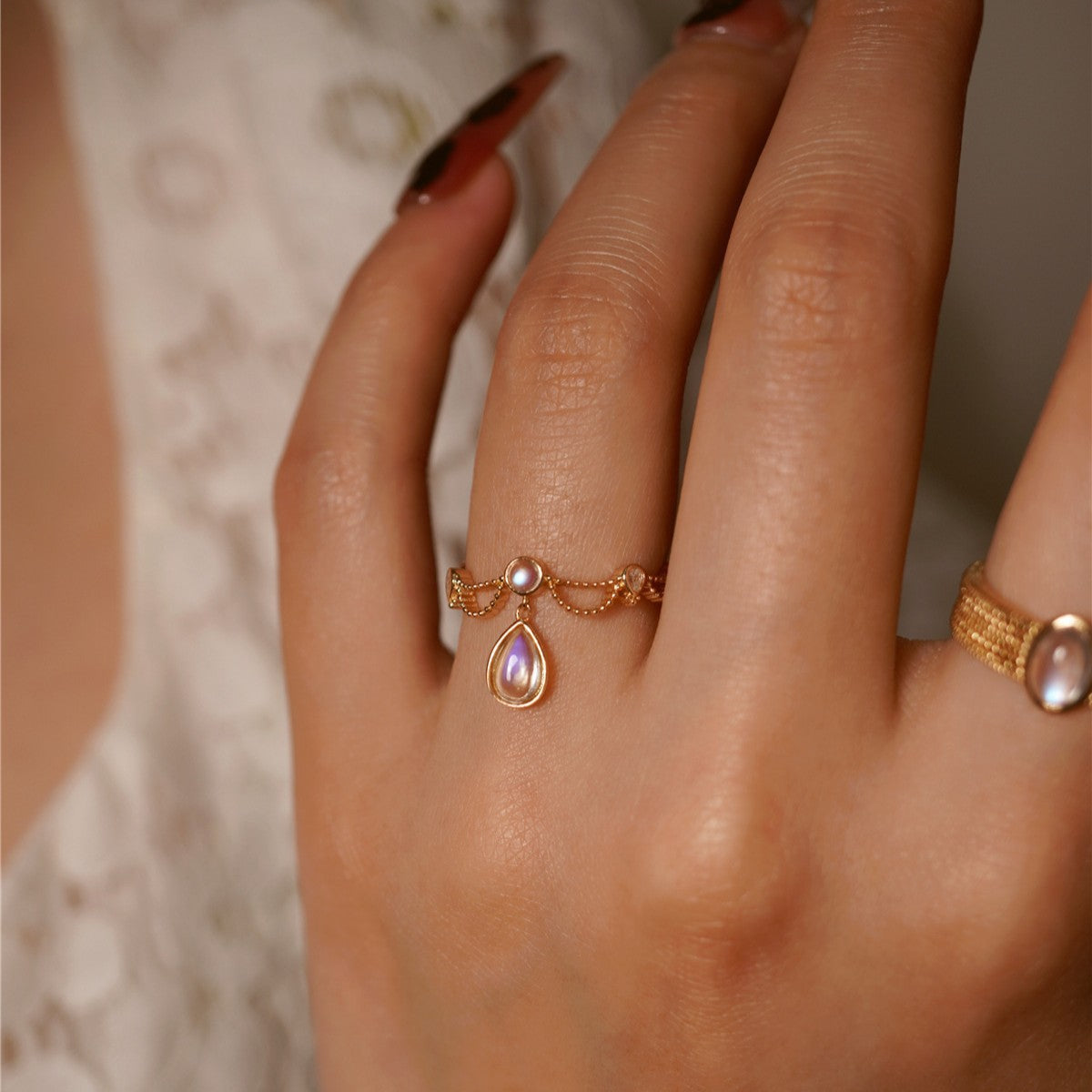 Moonstone Ring