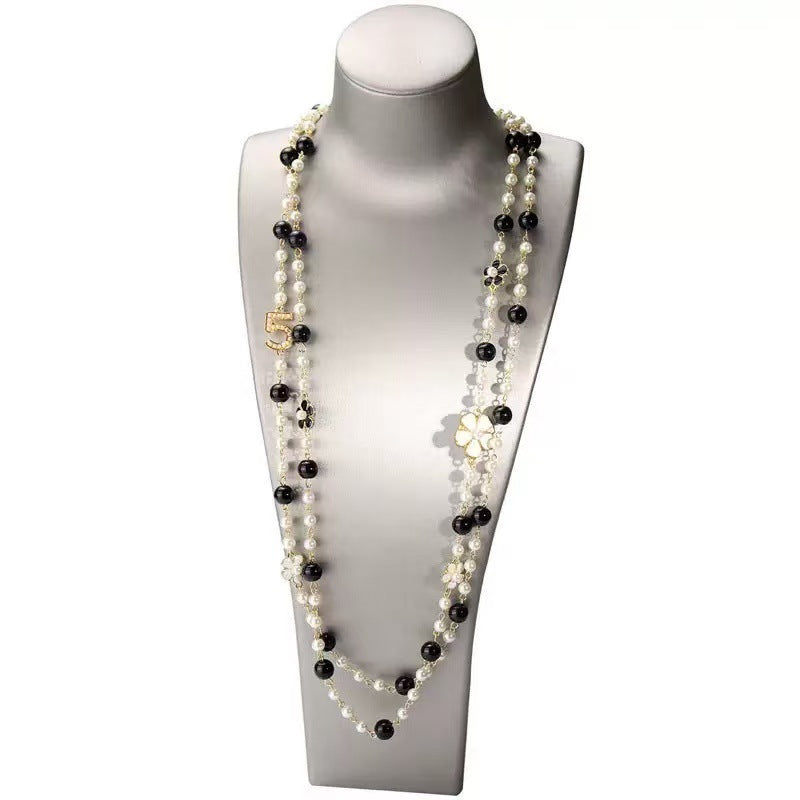 Handmade Beaded Pearl Necklace