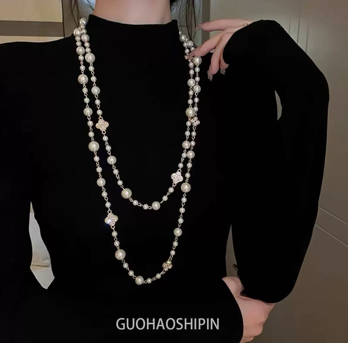 Handmade Beaded Pearl Necklace