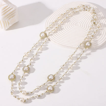 Handmade Beaded Pearl Necklace