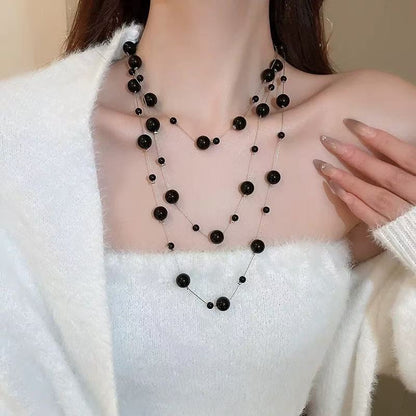 Handmade Beaded Pearl Necklace