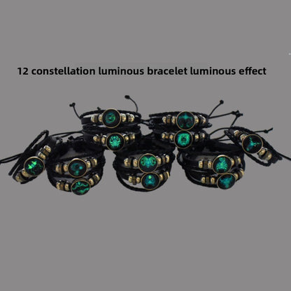Zodiac luminous bracelets