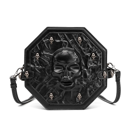 Gothic Coffin Shape Crossbody Shoulder Bag