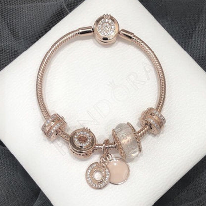 Elegant Floral Charm Bracelet for Women