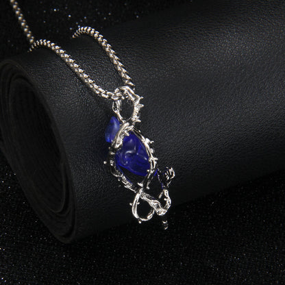 Gothic Thorn Heart  Necklace