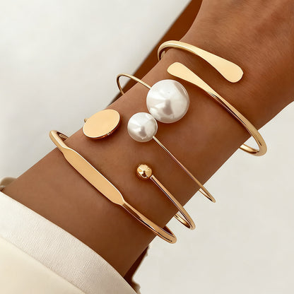 Geometric Stacking Bracelets