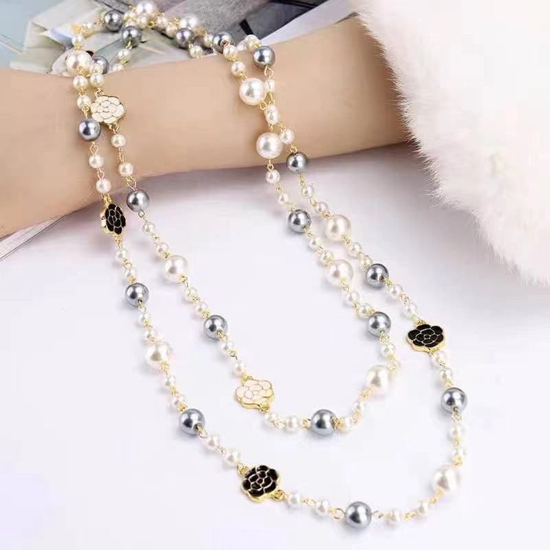 Handmade Beaded Pearl Necklace