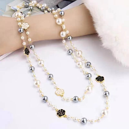 Handmade Beaded Pearl Necklace