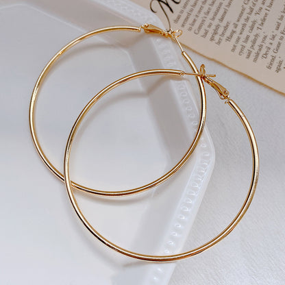 Hoop Earrings with 925 Silver Needle