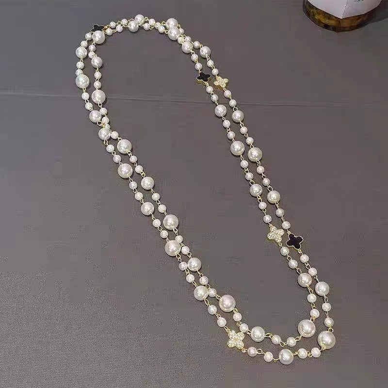 Handmade Beaded Pearl Necklace