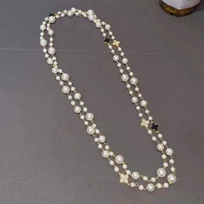 Handmade Beaded Pearl Necklace