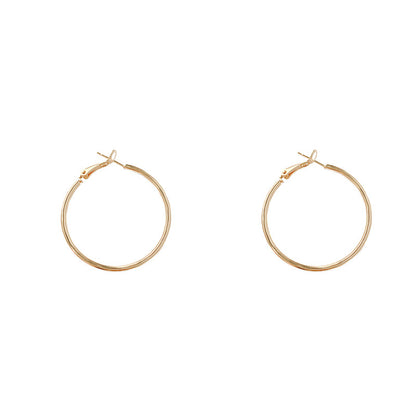 Hoop Earrings with 925 Silver Needle