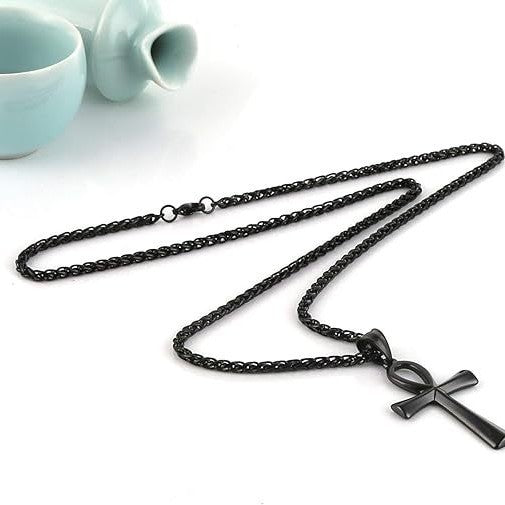 Stainless Steel Cross Pendant Necklace