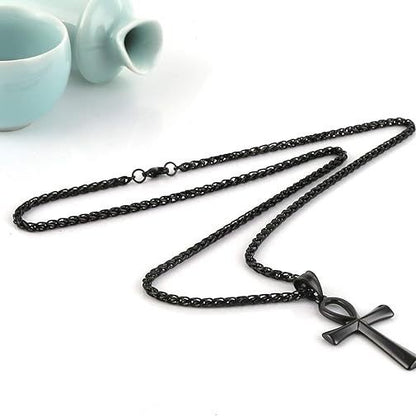 Stainless Steel Cross Pendant Necklace