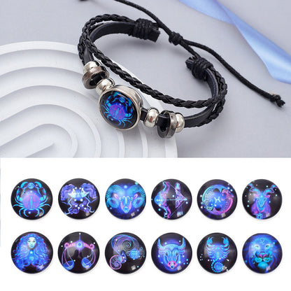 Zodiac luminous bracelets