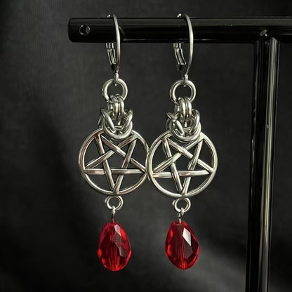 Cyberpunk Spike Hoops Earrings
