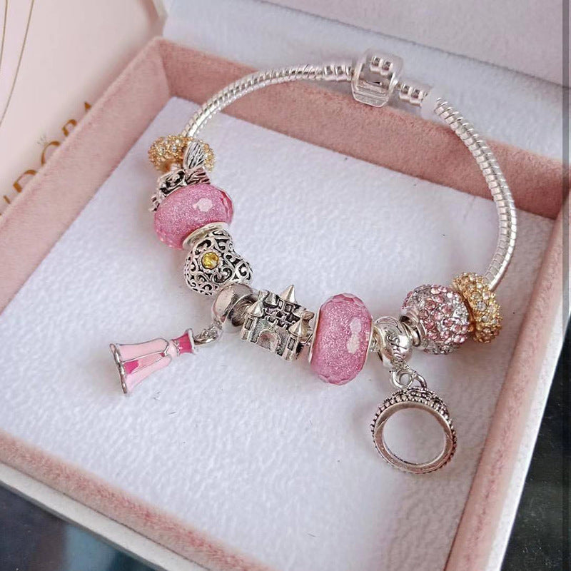 Elegant Floral Charm Bracelet for Women