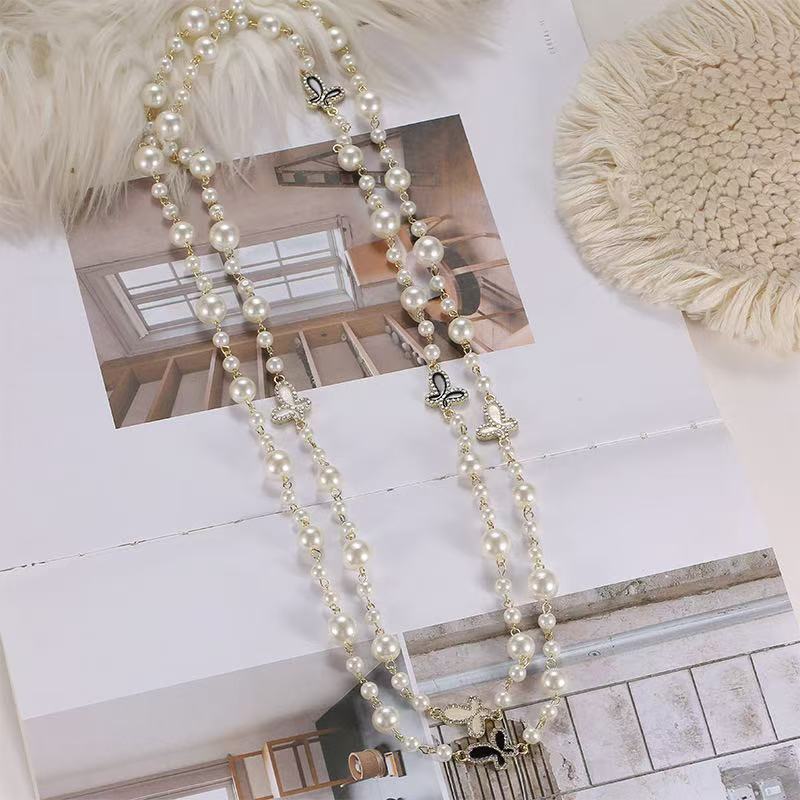 Handmade Beaded Pearl Necklace