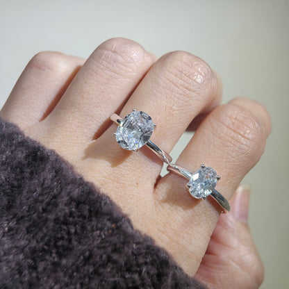 Oval Cut Cubic Zirconia Women Ring