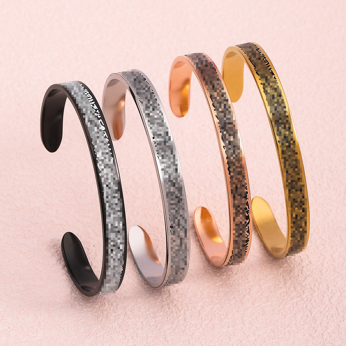 Arabic open bracelet