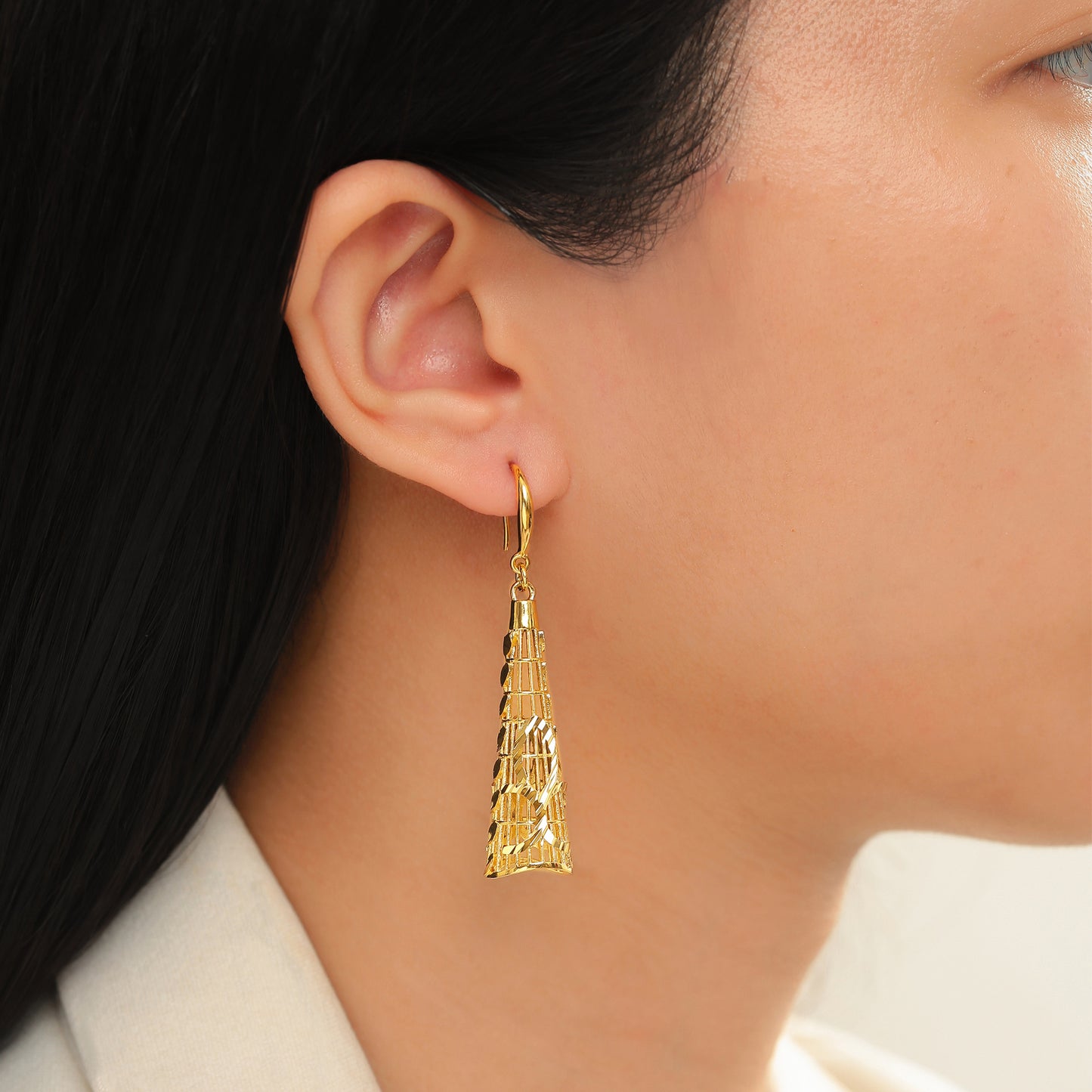 Floral earrings