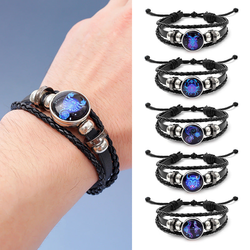 Zodiac luminous bracelets