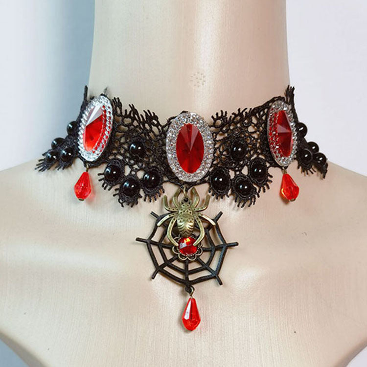 Choker lace necklace