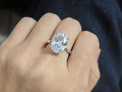 Oval Cut Cubic Zirconia Women Ring