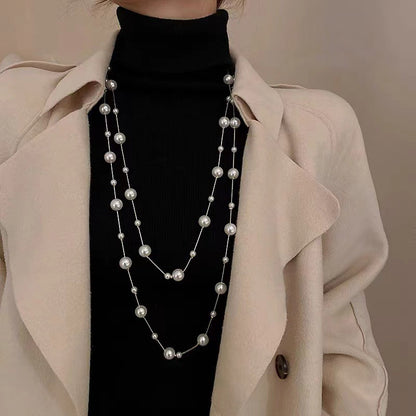 Handmade Beaded Pearl Necklace