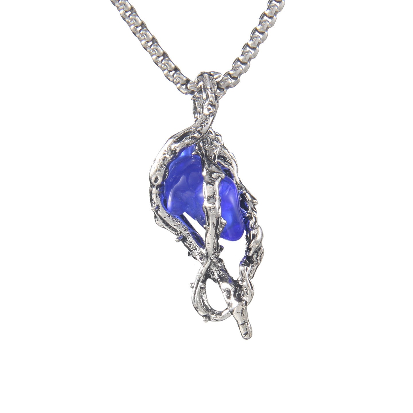 Gothic Thorn Heart  Necklace