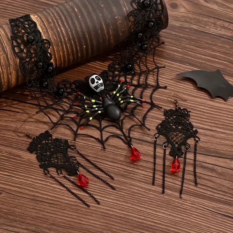 gothic necklace set