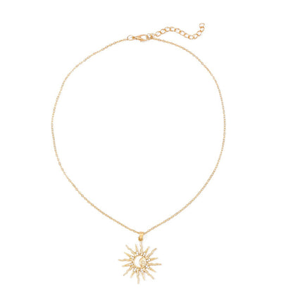 Gold Sun Necklace