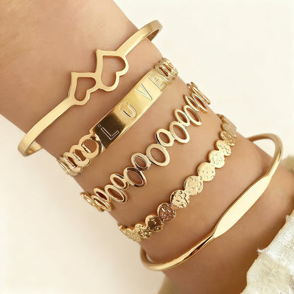 Geometric Stacking Bracelets