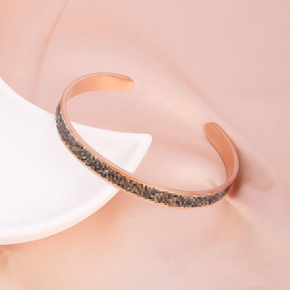 Arabic open bracelet