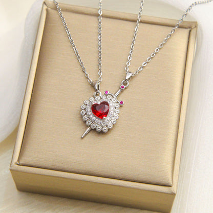 Heart Arrow Necklace