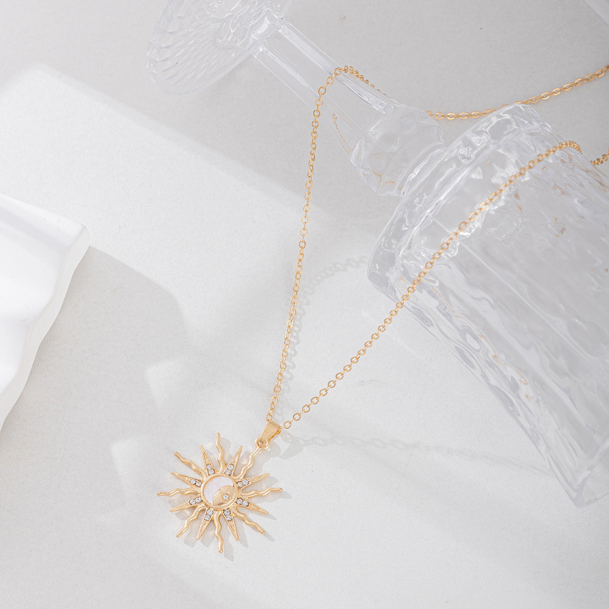 Gold Sun Necklace