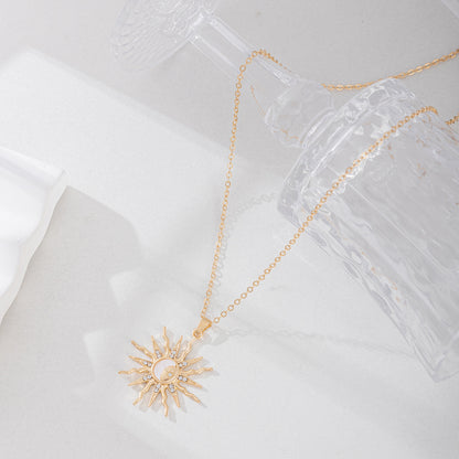 Gold Sun Necklace