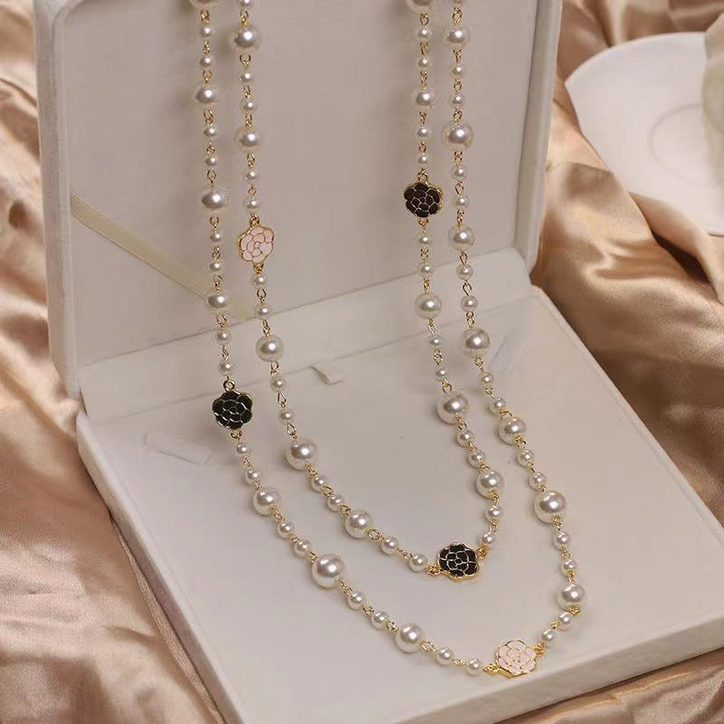 Handmade Beaded Pearl Necklace