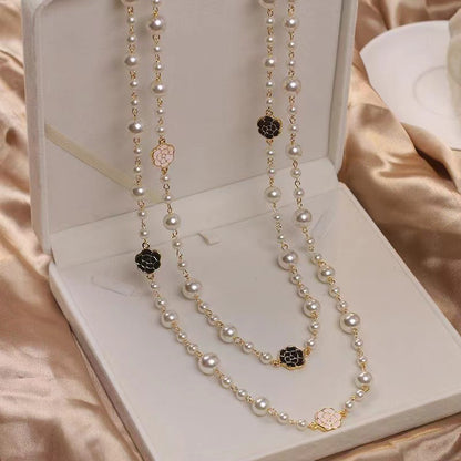 Handmade Beaded Pearl Necklace