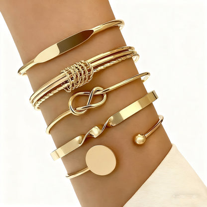 Geometric Stacking Bracelets
