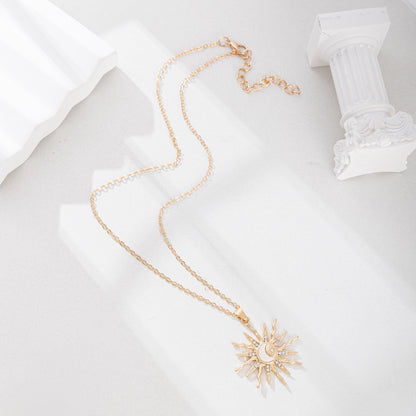 Gold Sun Necklace