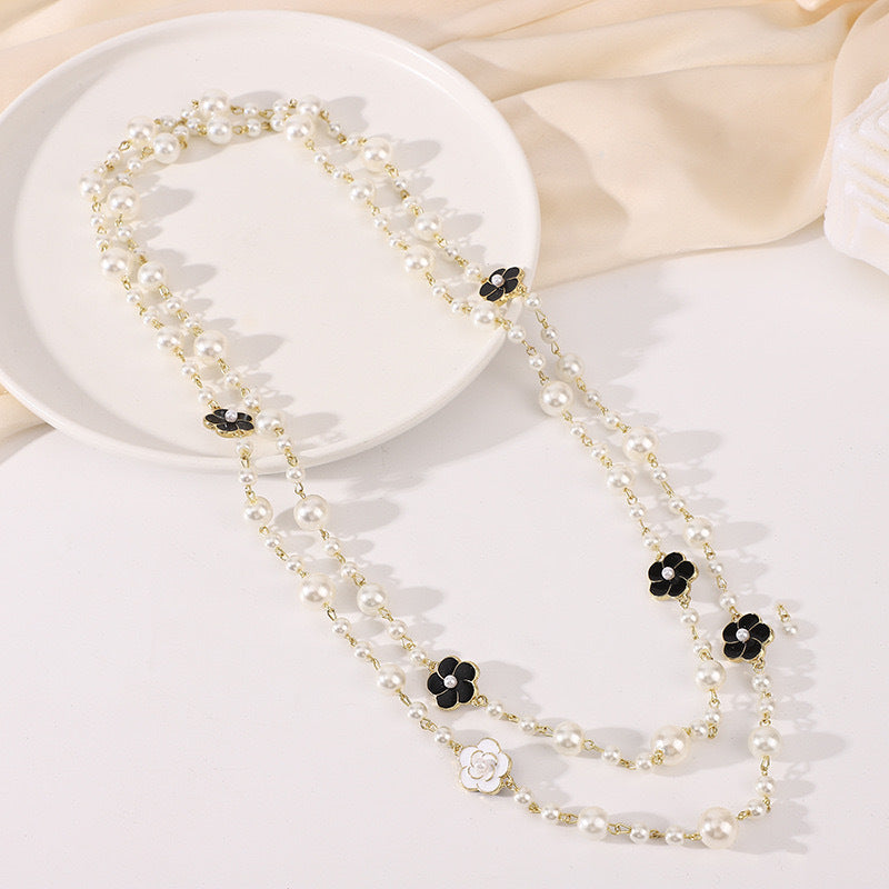 Handmade Beaded Pearl Necklace