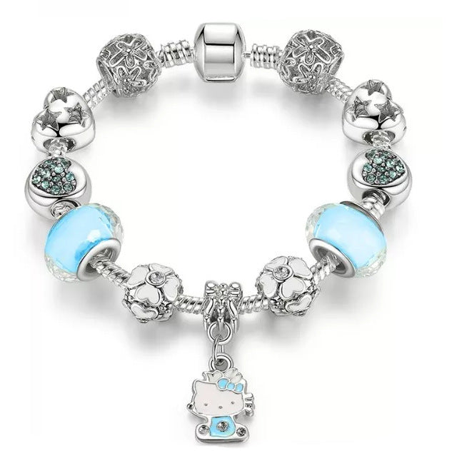 Elegant Floral Charm Bracelet for Women