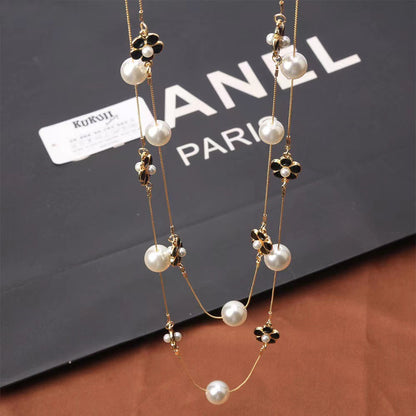 Handmade Beaded Pearl Necklace