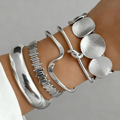 Geometric Stacking Bracelets