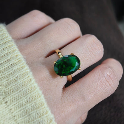 Oval Cut Cubic Zirconia Women Ring