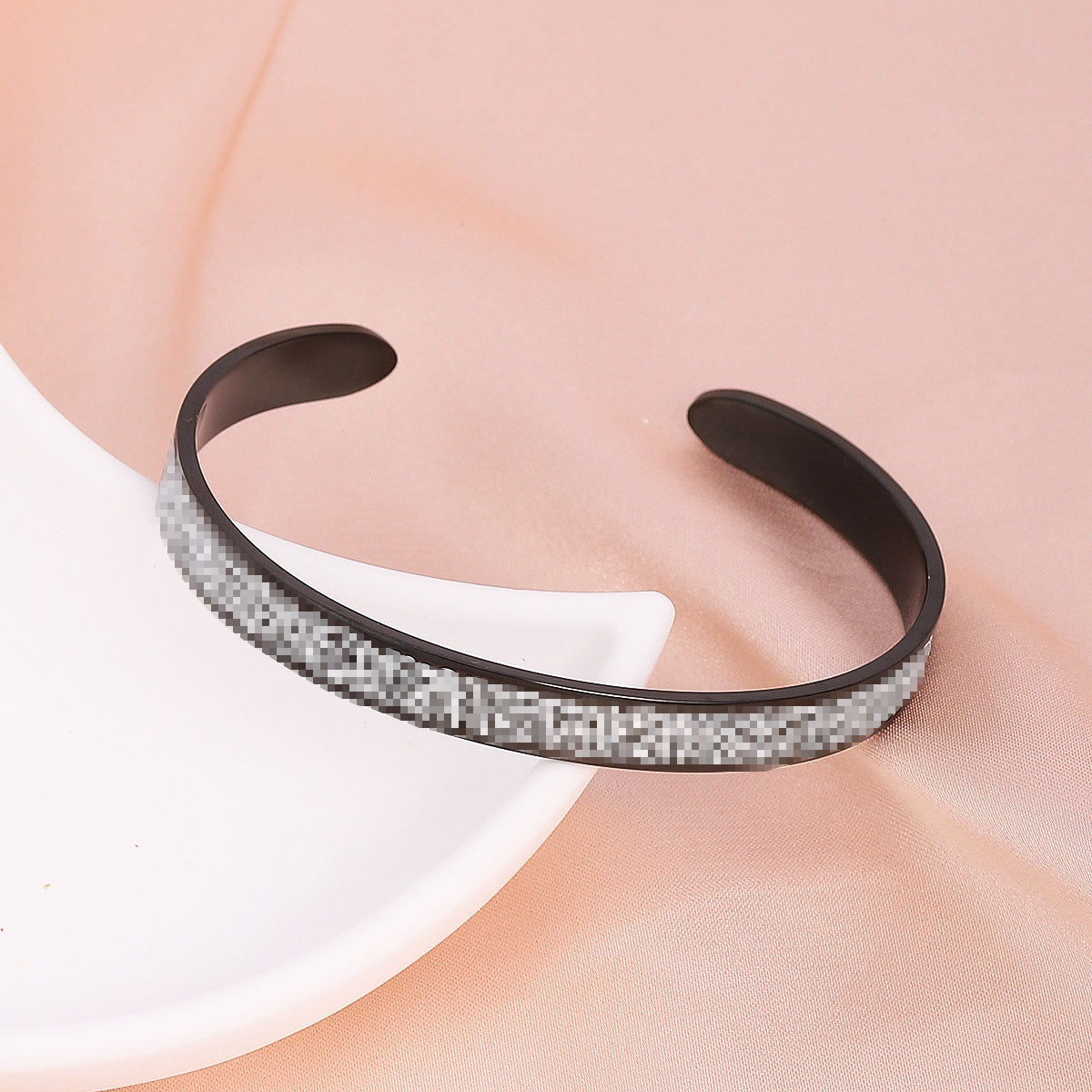 Arabic open bracelet