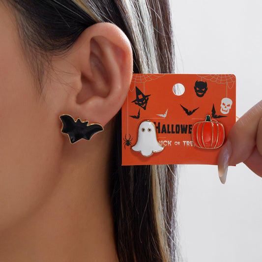Halloween Themed Cartoon Jewelry Set