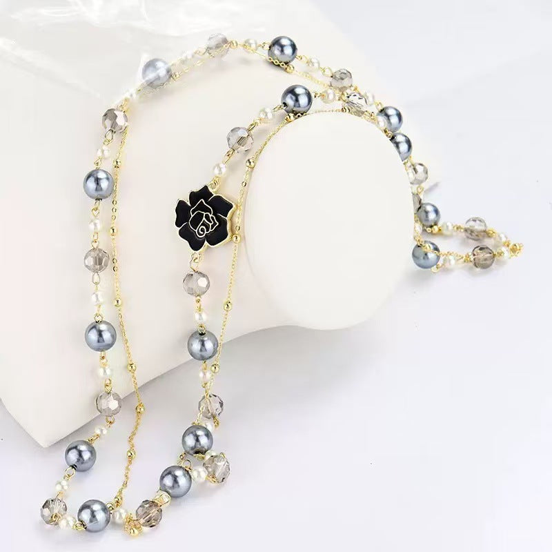 Handmade Beaded Pearl Necklace