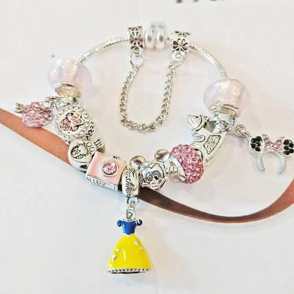 Elegant Floral Charm Bracelet for Women